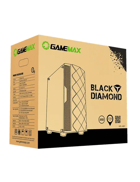 A Tres Click | Chasis Gamemax Black Diamond $&nbsp;432.900 $&nbsp;283.750 Gamemax Chasis 