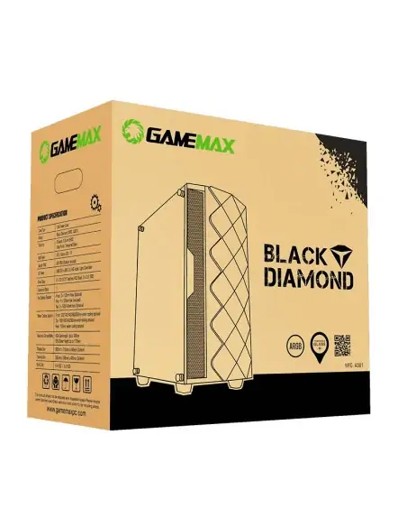 A Tres Click | Chasis Gamemax Black Diamond $ 432.900 $ 283.750 Gamemax Chasis 