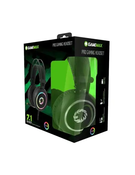 A Tres Click | Diadema Gamemax Hg3500 Pro Usb 7.1 $ 210.900 $ 88.613 Gamemax Audífonos Gamers 