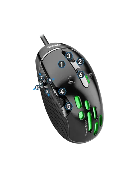 A Tres Click | Mouse Gamer Gamemax GX10 Gravity $&nbsp;282.900 $&nbsp;164.034 Gamemax Teclados y Mouse 