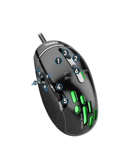 A Tres Click | Mouse Gamer Gamemax GX10 Gravity $ 282.900 $ 164.034 Gamemax Teclados y Mouse 